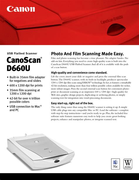 Guide to Download and Install Canon CanoScan D660U Drivers